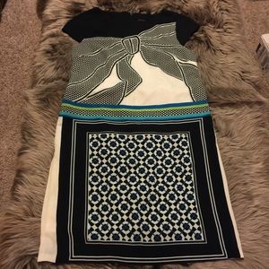 Office or church dress bow print